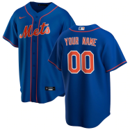 Men's New York Mets Nike Royal Alternate 2020 Replica Custom Jersey
