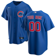 Men's Chicago Cubs Nike Royal Alternate 2020 Replica Custom Jersey