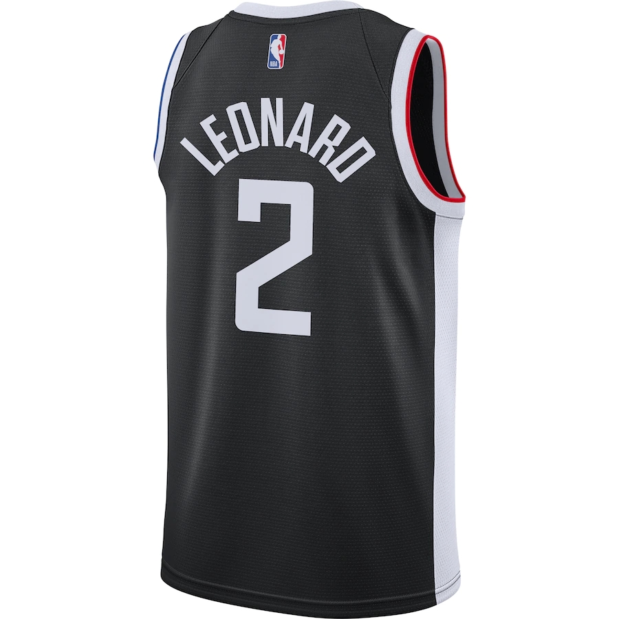 bestsoccerstore | Men's LA Clippers Kawhi Leonard #2 Nike Black 2020/21 ...