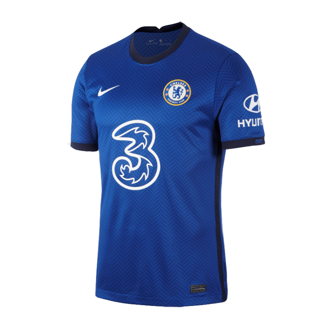 blue soccer jersey