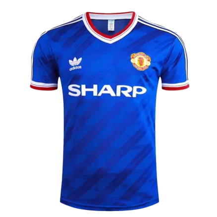 Manchester United Jersey Away Soccer Jersey 1986 - bestsoccerstore