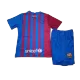 Barcelona Jersey Home Kids Soccer Jersey 2021/22 - bestsoccerstore
