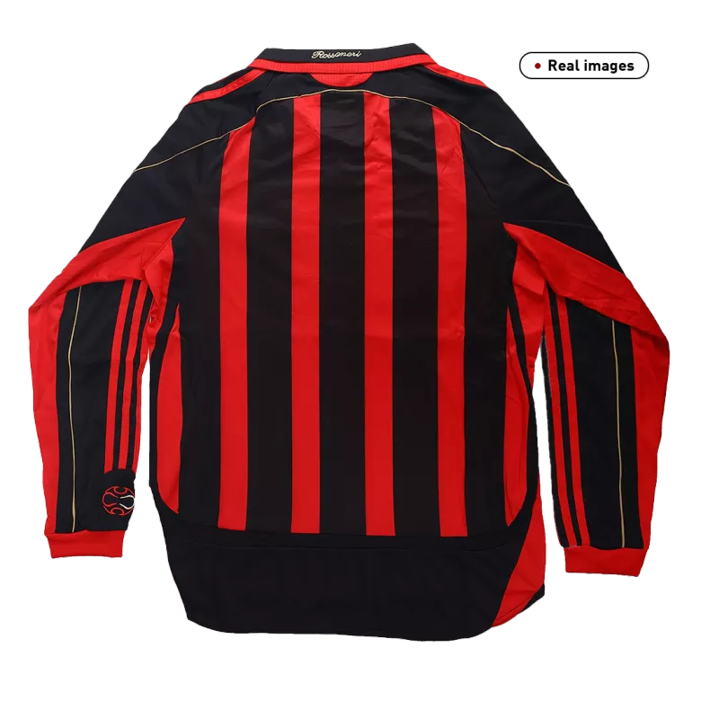 AC Milan Jersey Custom Home Soccer Jersey 2006/07 - bestsoccerstore
