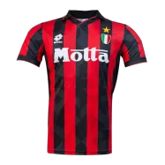 AC Milan Jersey Custom Home Soccer Jersey 1992/94 - bestsoccerstore