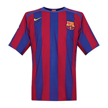 Barcelona Jersey Custom Home Soccer Jersey 2005/06 - bestsoccerstore