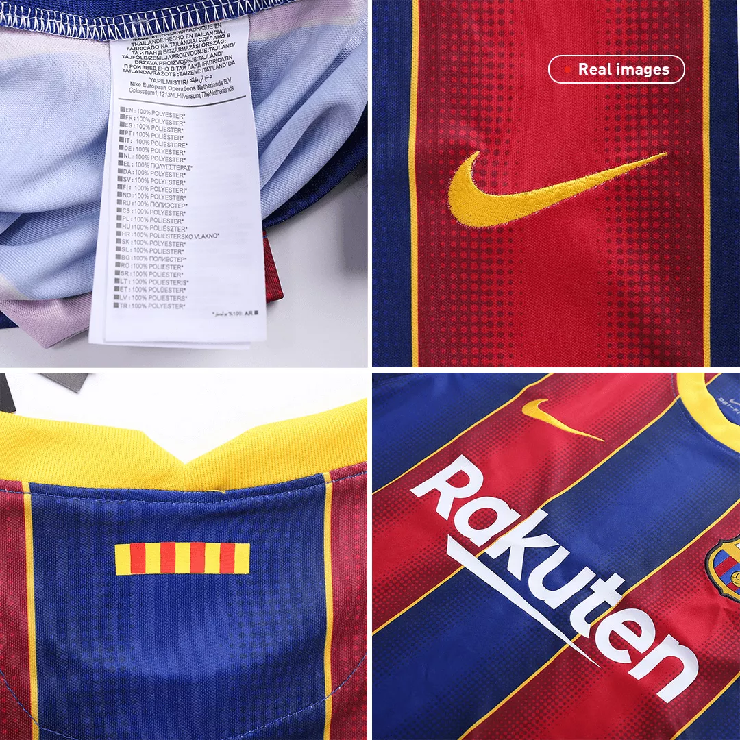 Barcelona Jersey Custom Home MESSI #10 Soccer Jersey 2020/21 - bestsoccerstore
