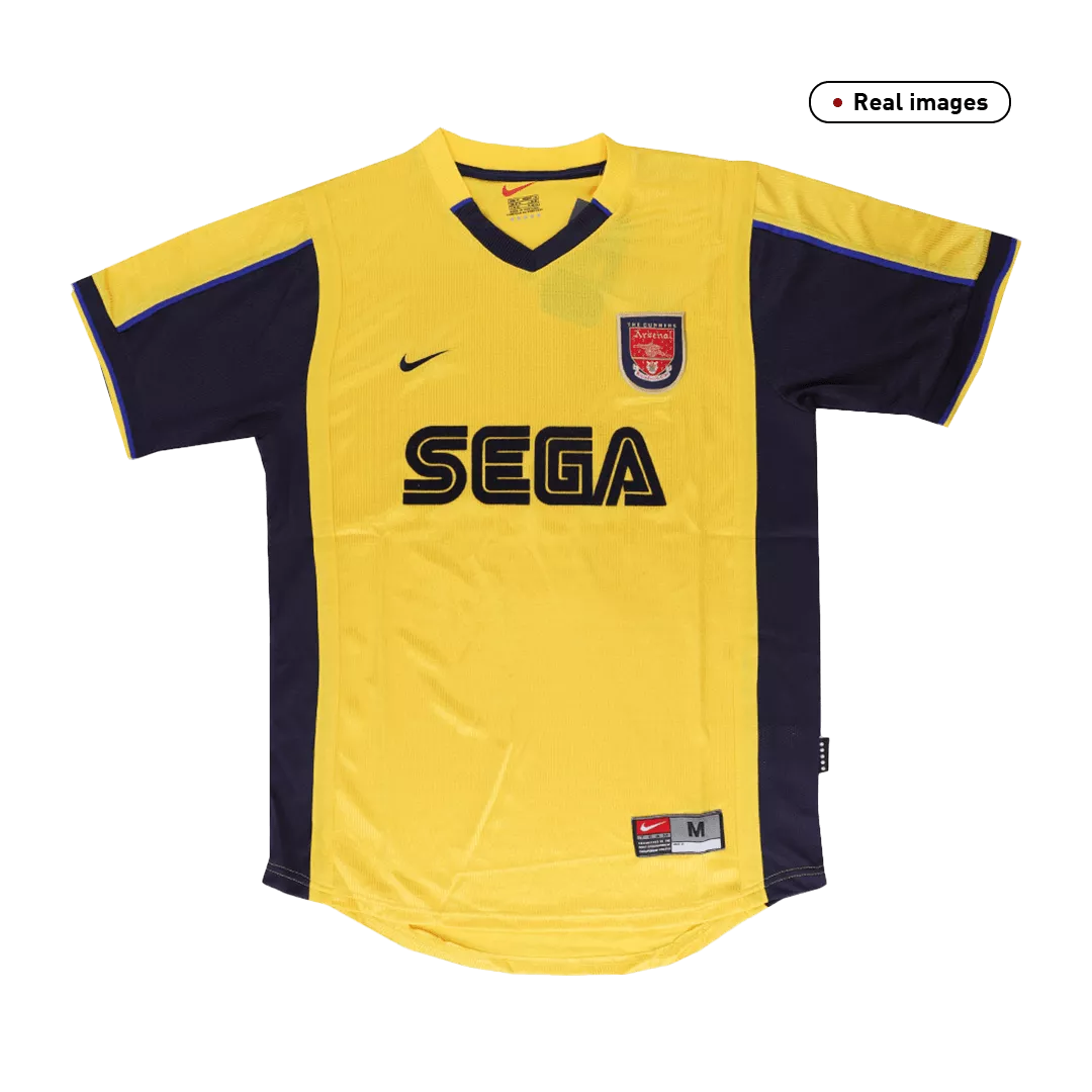 Arsenal Jersey Custom Away Soccer Jersey 1999/00 - bestsoccerstore