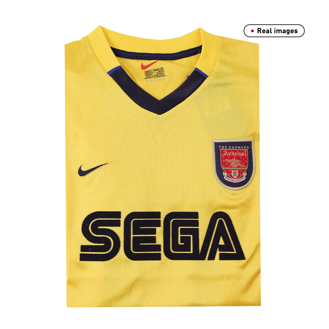Arsenal Jersey Custom Away Soccer Jersey 1999/00 - bestsoccerstore