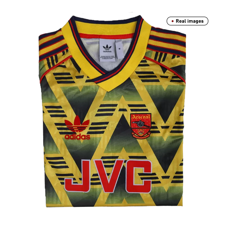 Arsenal 1991/1993 Retro Bruised Banana Away Yellow Soccer Jersey