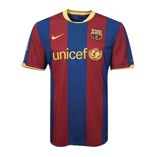 Barcelona Jersey Custom Home Soccer Jersey 2010/11