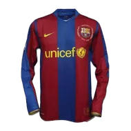 Camiseta de Soccer Custom Home Barcelona 2007/08 Retro - bestsoccerstore
