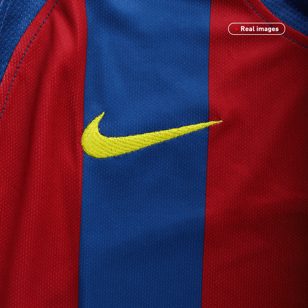 Barcelona Jersey Custom Home Soccer Jersey 2005/06 - UCL - bestsoccerstore