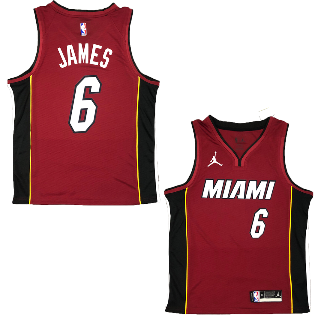 Miami Heat Jersey James 6 NBA Jersey