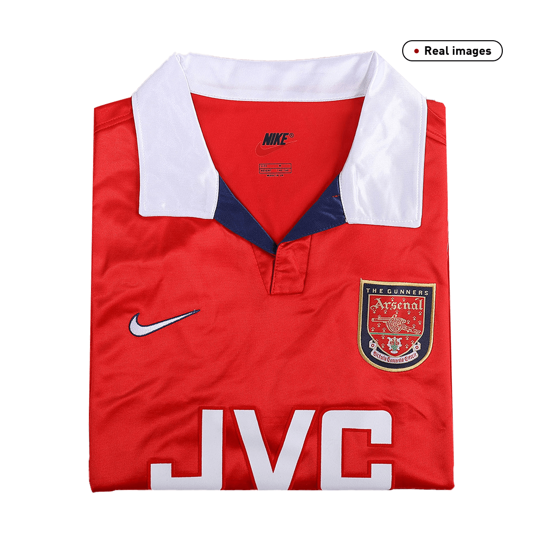 Arsenal 1998/99 Retro Jersey Home Soccer Shirt - bestsoccerstore
