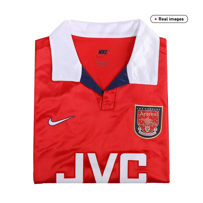 Arsenal Jersey Custom Home Soccer Jersey 1998/99 - bestsoccerstore