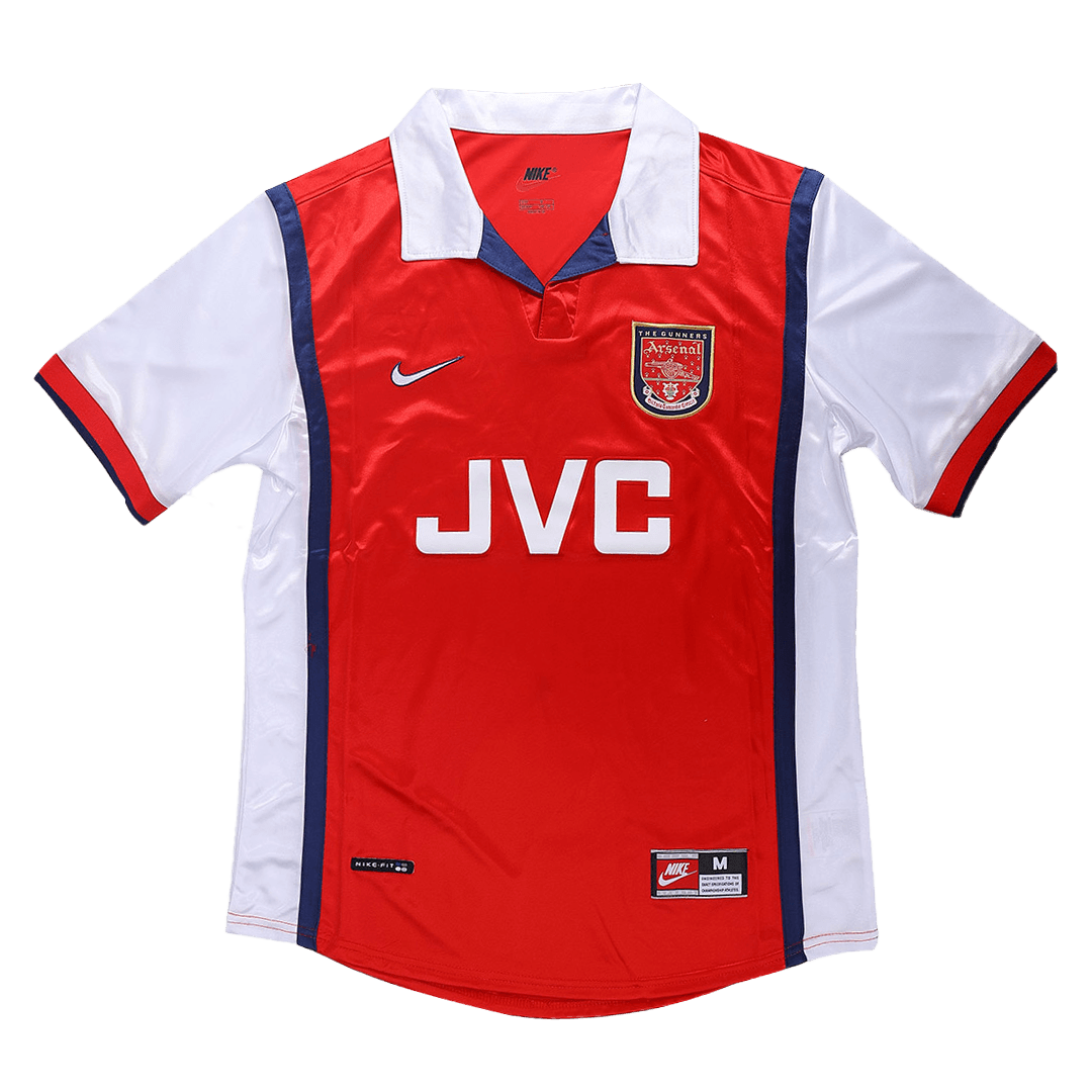 Arsenal Retro Shirt Adidas,Arsenal Retro T Shirt,1998-1999 Arsenal Home  Retro Soccer Jersey Shirt