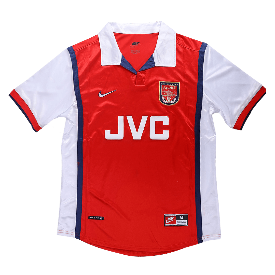 Arsenal 1998/99 Retro Jersey Home Soccer Shirt - bestsoccerstore