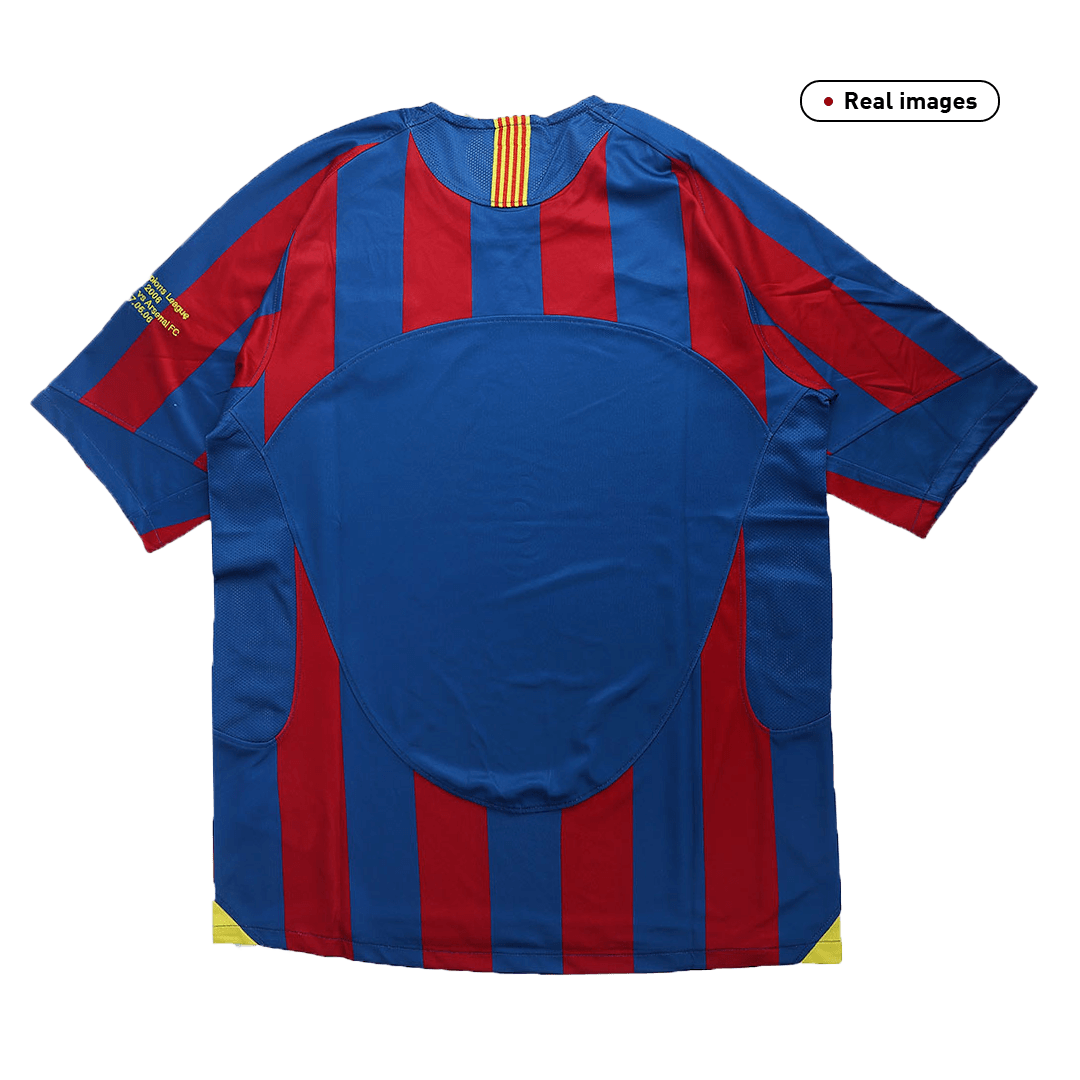 Barcelona Jersey Custom Home Soccer Jersey 2005/06 - UCL