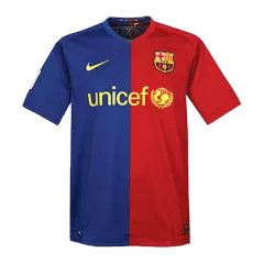 Barcelona Jersey Custom Home Soccer Jersey 2008/09 - bestsoccerstore