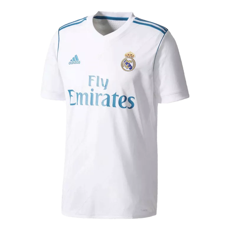 Real Madrid Retro Jersey Home Soccer Shirt 2017/18 - bestsoccerstore