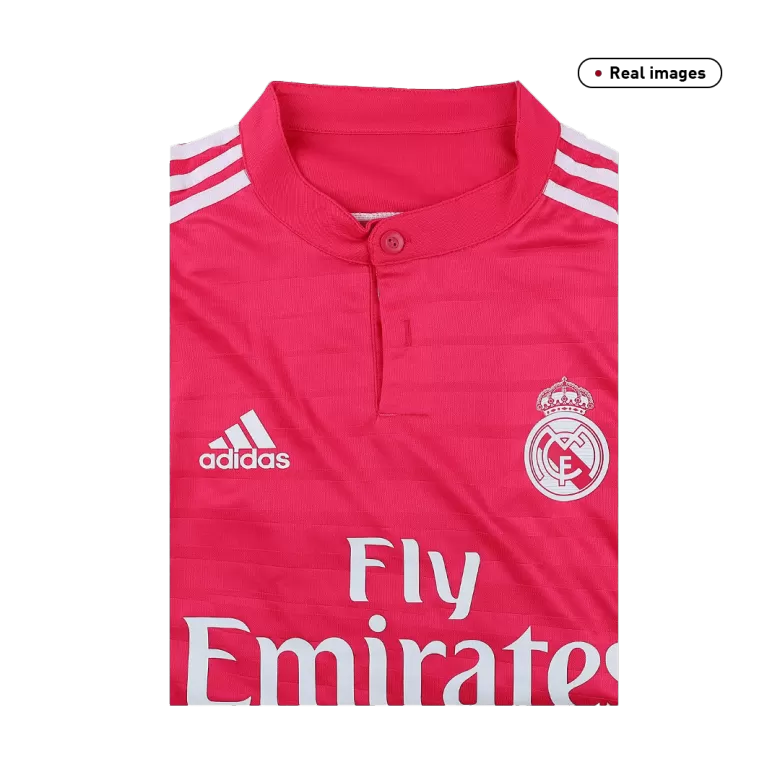 2014 2015 Real Madrid Ronaldo Adidas Away Pink Kit Soccer Jersey Camiseta  Shirt