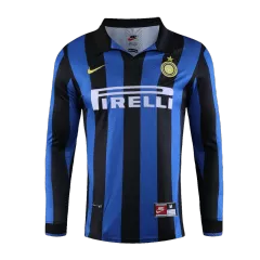 Inter Milan Jersey Custom Home Soccer Jersey 1998/99 - bestsoccerstore