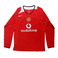 Manchester United Jersey Custom Home Soccer Jersey 2005/06 - bestsoccerstore