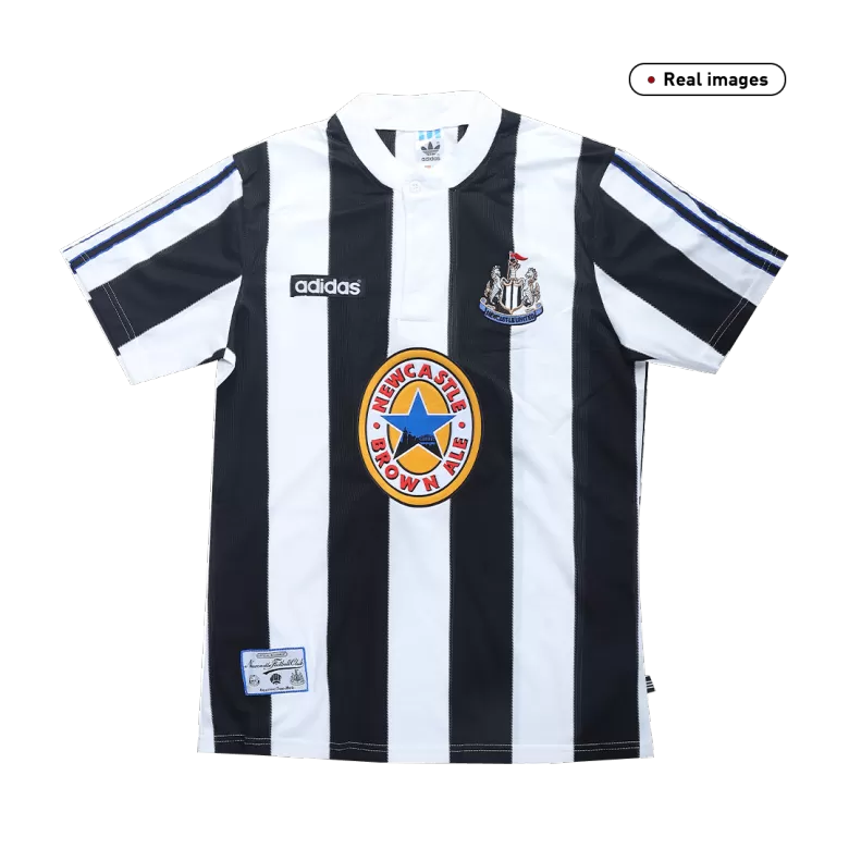 Newcastle United Retro Jersey Home Soccer Shirt 1995/97 - bestsoccerstore