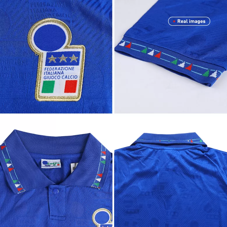 Italy 1994 World Cup Home Blue Calcio Jersey [Free Shipping]