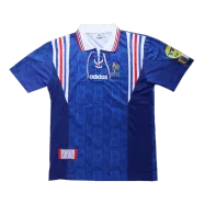 France Jersey Custom Home Soccer Jersey 1996