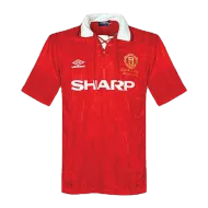 Manchester United Jersey Custom Home Soccer Jersey 1992/94 - bestsoccerstore
