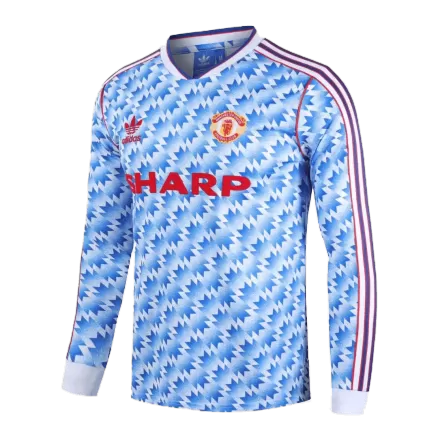 Manchester United Jersey Custom Away Soccer Jersey 1990/92 - bestsoccerstore