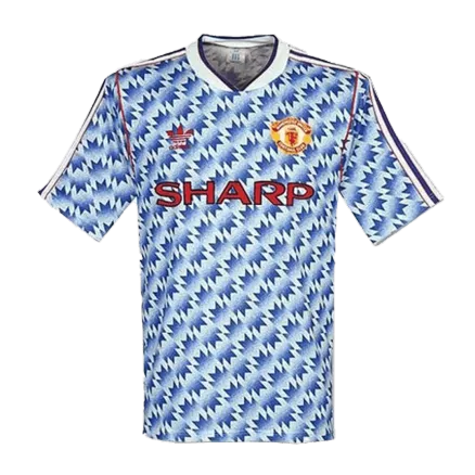 Manchester United Jersey Custom Away Soccer Jersey 1990/92 - bestsoccerstore
