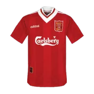 Liverpool Jersey Custom Home Soccer Jersey 1995/96 - bestsoccerstore