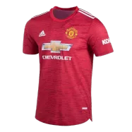 Manchester United Jersey Custom Home Soccer Jersey 2020/21 - bestsoccerstore