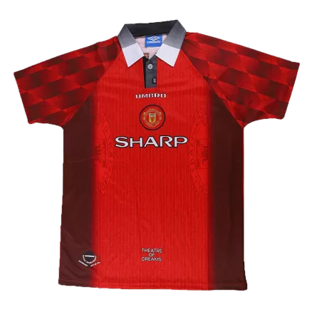 Manchester United Jersey Custom Home Soccer Jersey 1996/97 - bestsoccerstore