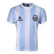 Argentina Jersey Custom Home Soccer Jersey 1986 - bestsoccerstore