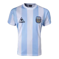 Argentina Jersey Custom Home Soccer Jersey 1986 - bestsoccerstore