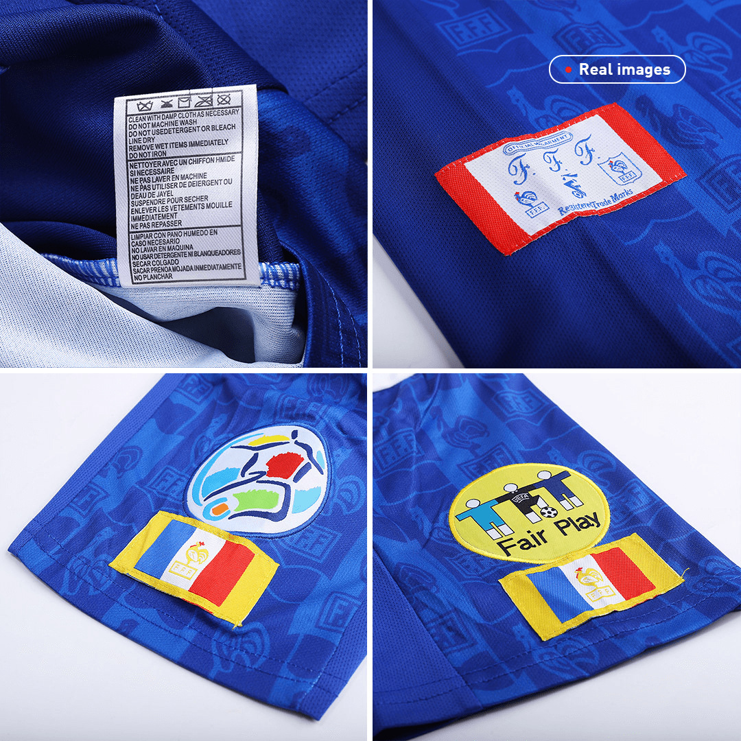 France Jersey Custom Home Soccer Jersey 1996