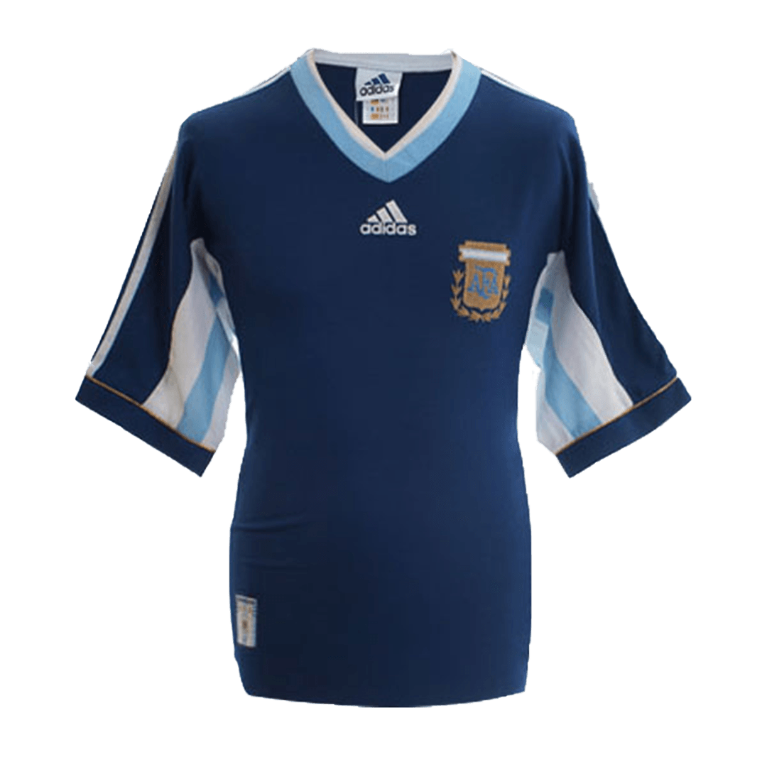 Argentina Jersey Away Soccer Retro Jersey 1998 Best Soccer Store