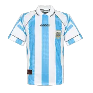 Argentina Jersey Custom Home Soccer Jersey 1996 - bestsoccerstore