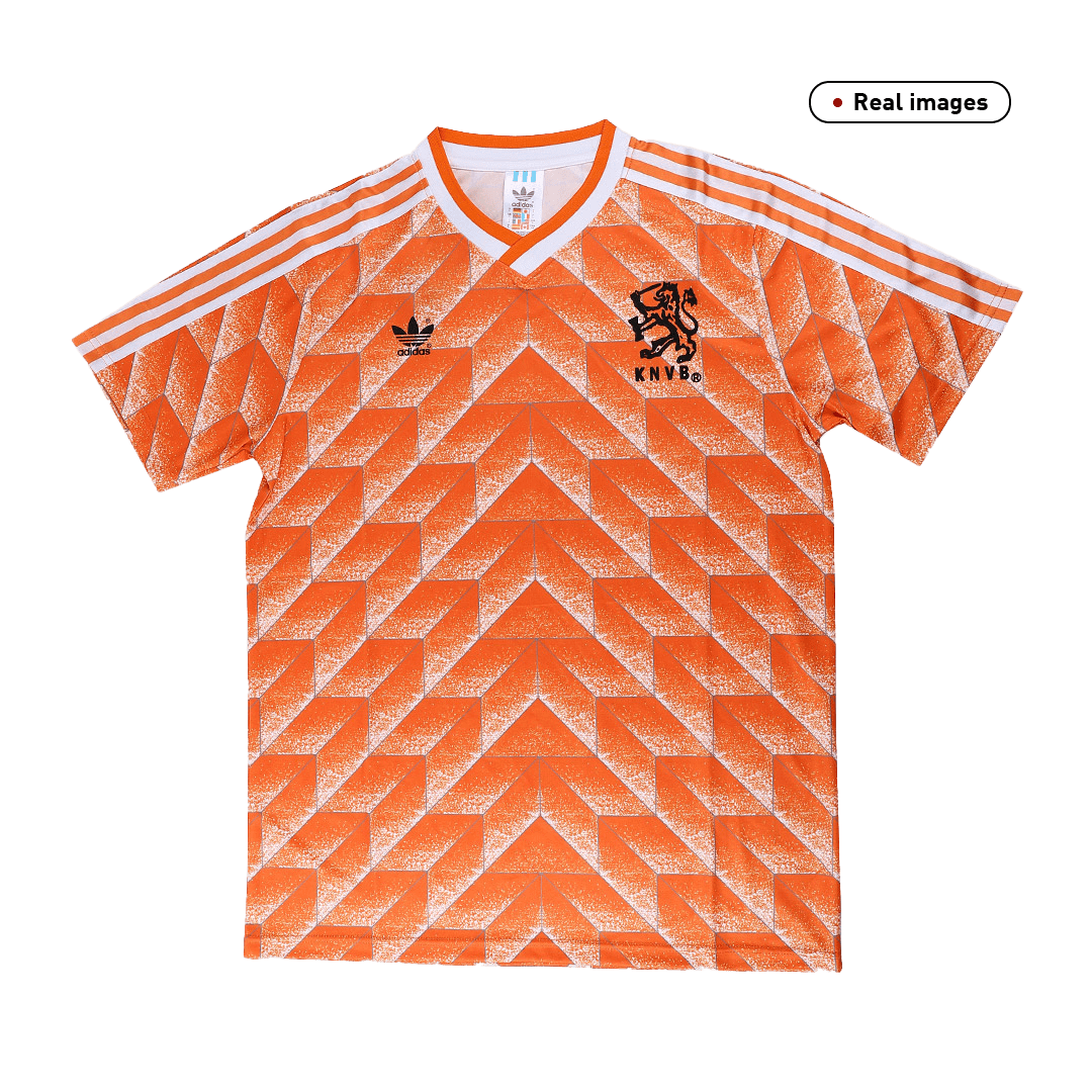 Netherlands Jersey Custom Home Soccer Jersey 1988