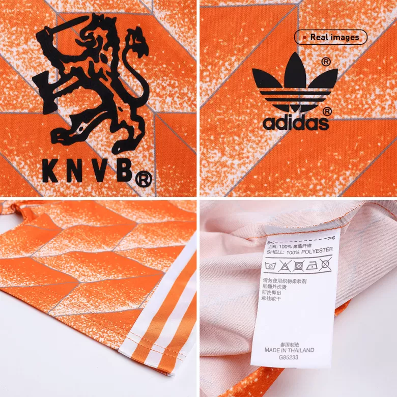 Netherlands Jersey Custom Home Soccer Jersey 1988 - bestsoccerstore