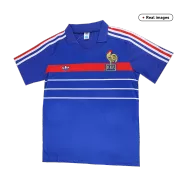 France Jersey Custom Home Soccer Jersey 1984 - bestsoccerstore