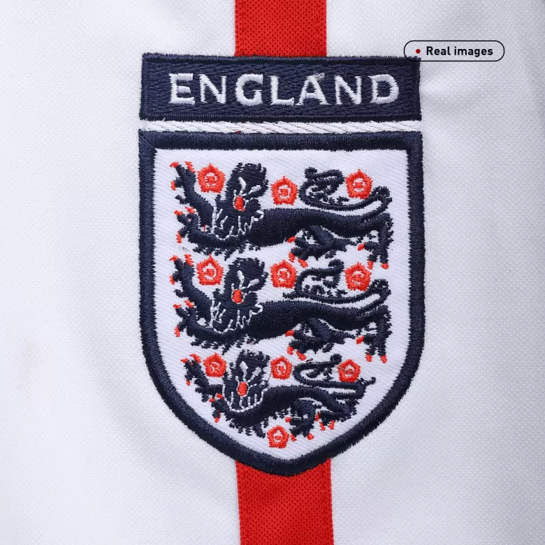 BECKHAM #7 England Retro Jersey Home Soccer Shirt 2002 - bestsoccerstore