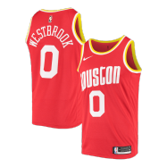 Houston Rockets Jersey Russell Westbrook #0 NBA Jersey