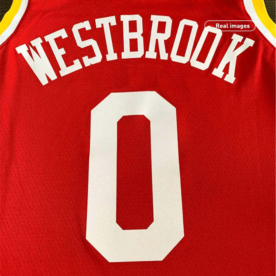 Houston Rockets Jersey Russell Westbrook #0 NBA Jersey