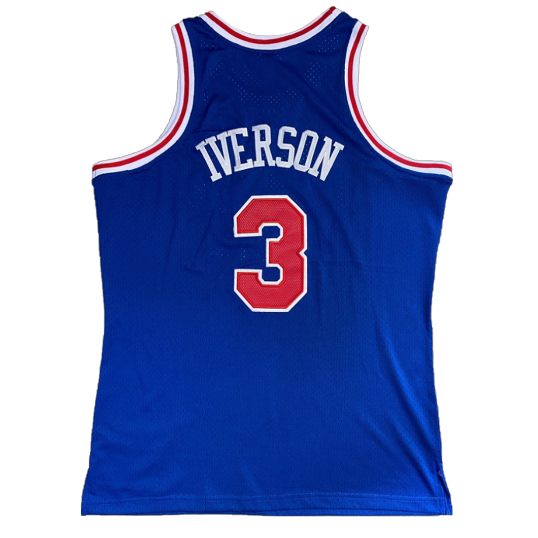 Philadelphia 76ers Jersey Iverson #3 NBA Jersey 1996-97