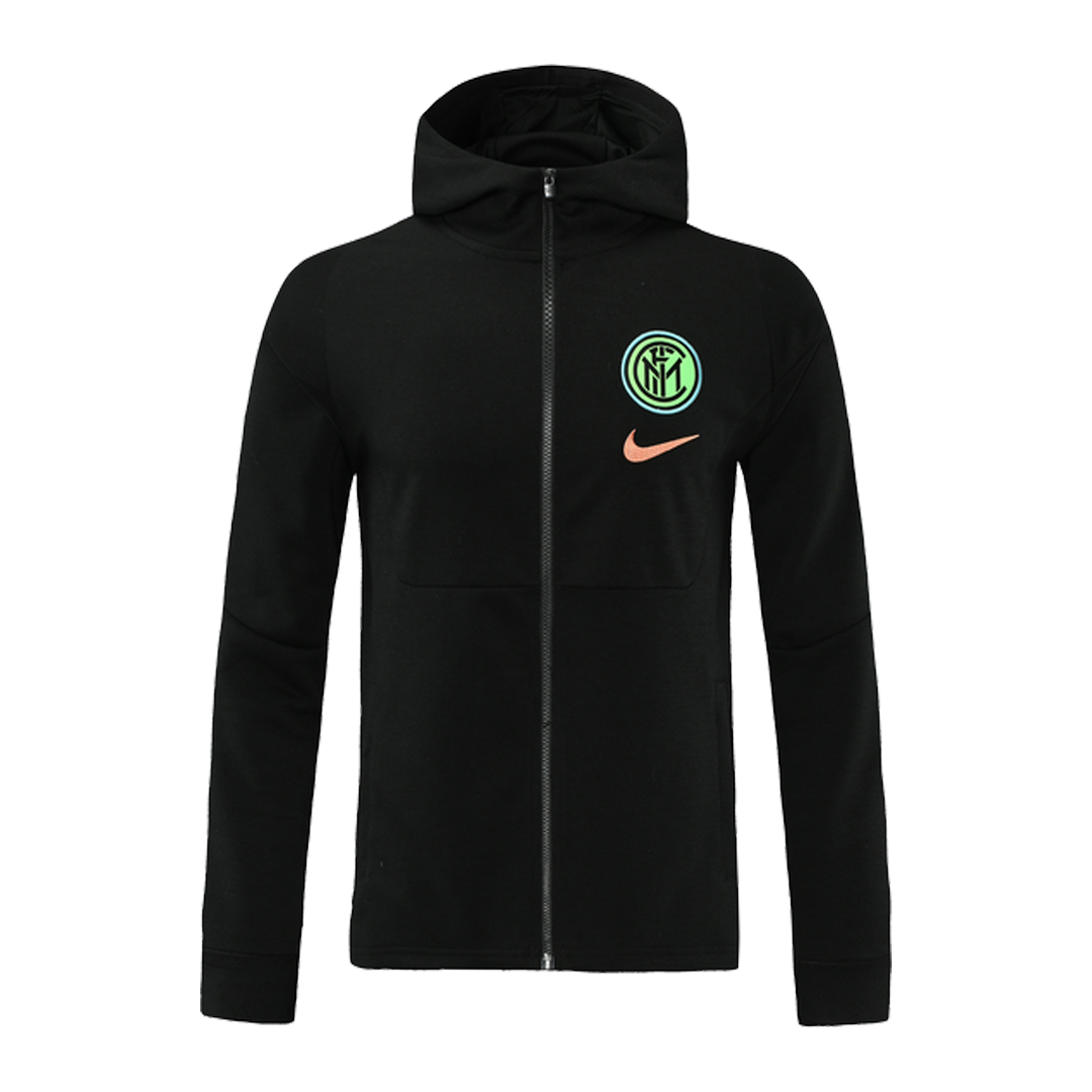 Nike Inter Milan Hoodie Training Jacket 2021/22 - Black | Inter Milan ...