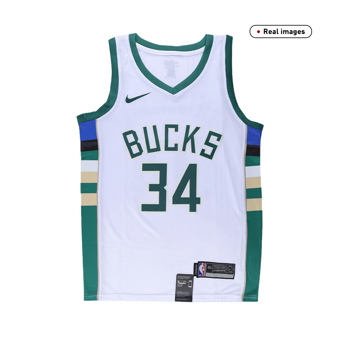 Milwaukee Bucks Jersey Giannis Antetokounmpo 34 Nba Jersey